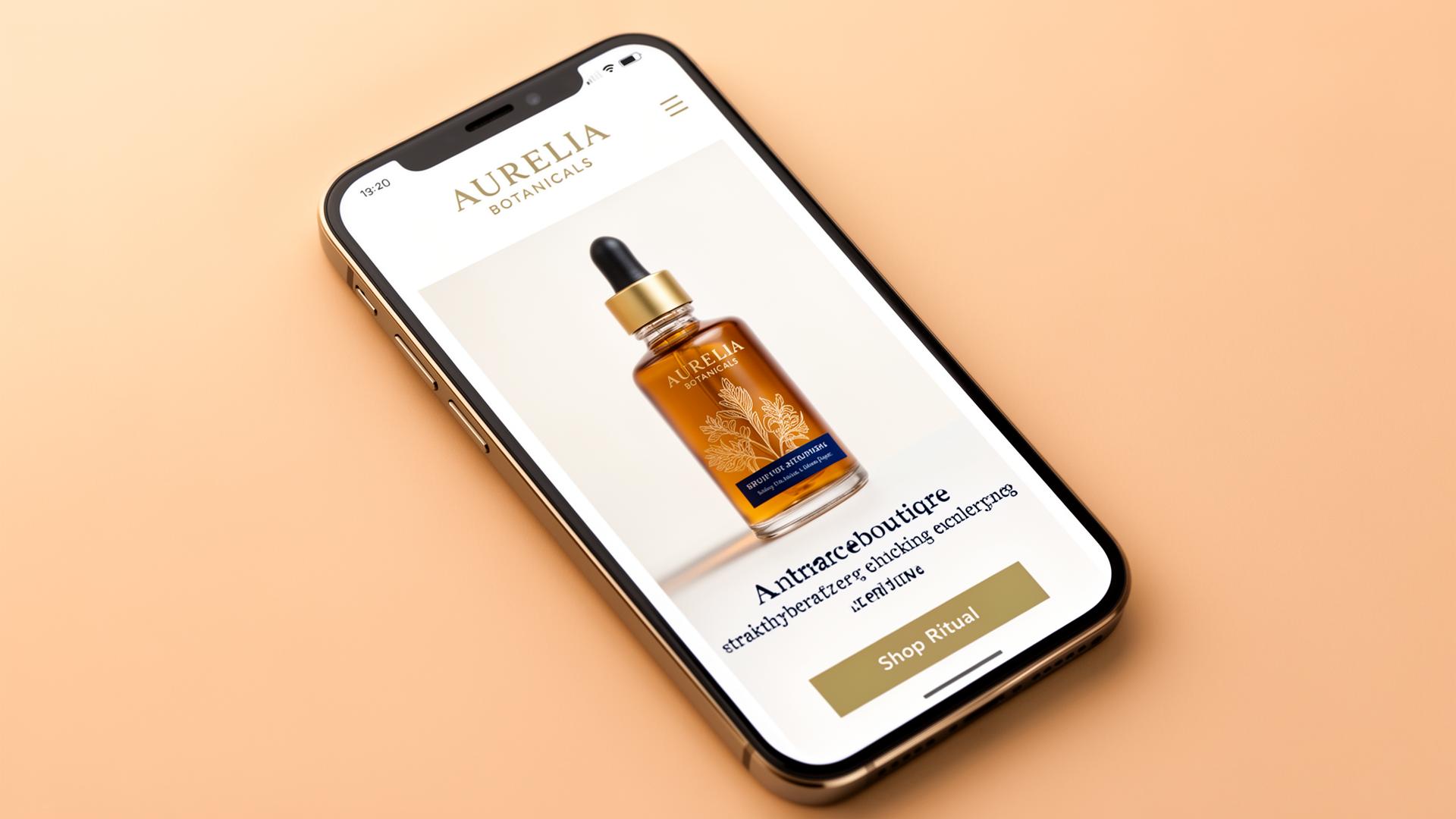 Aurelia Botanicals — website by Aureon