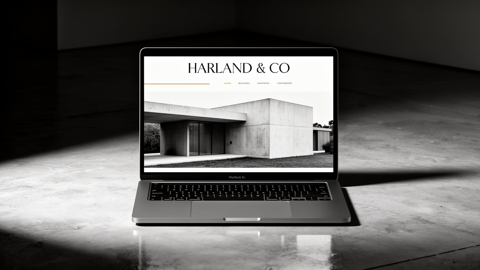 Harland & Co Architecture — website by Aureon