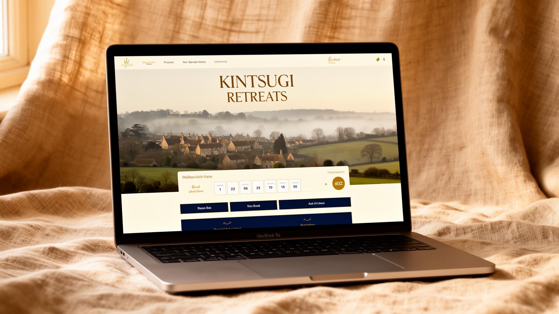 Kintsugi Retreats — website by Aureon